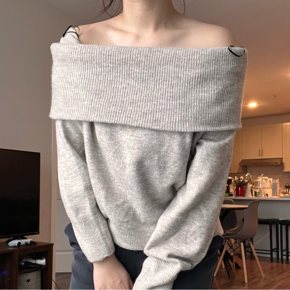 Hm off shoulder sweater